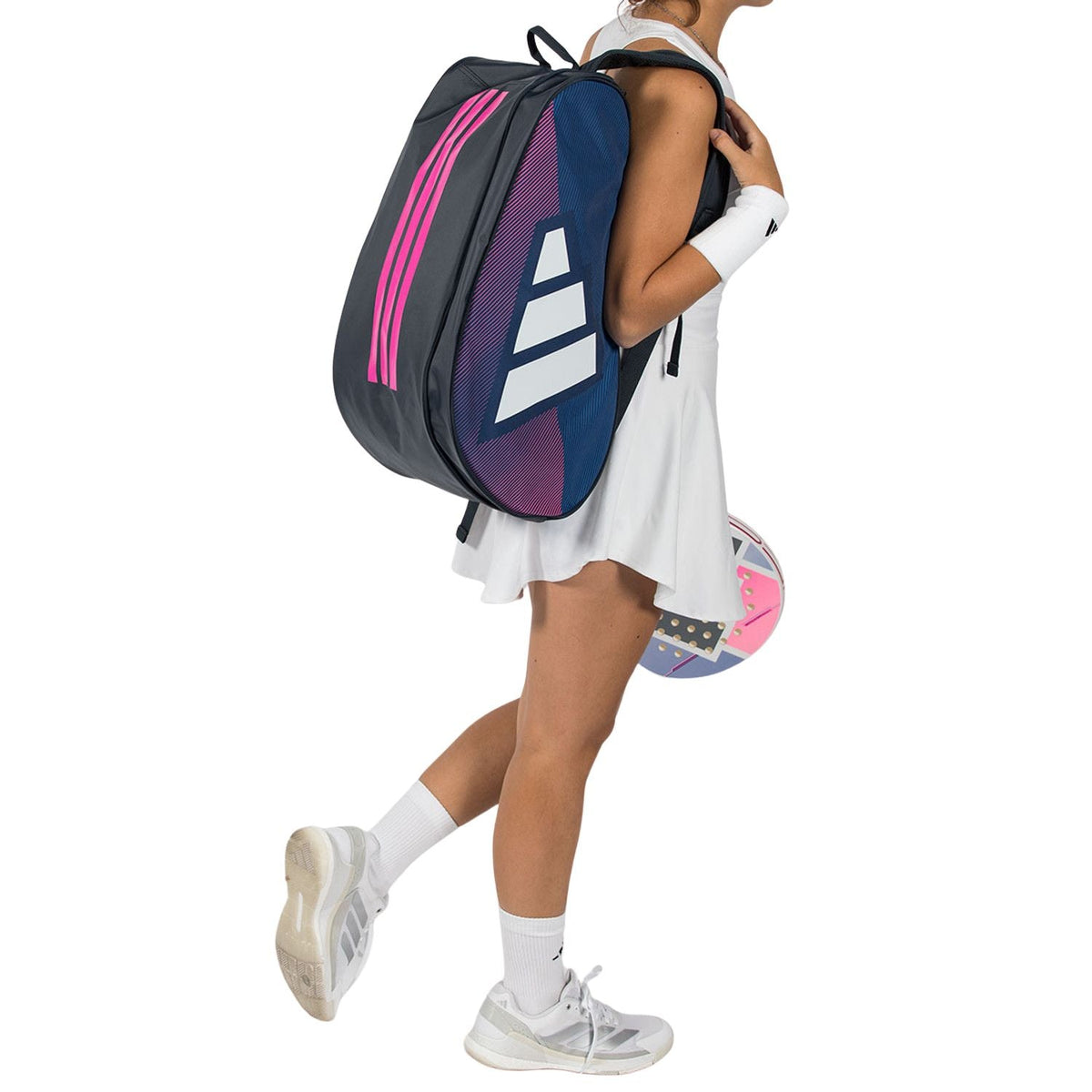 Adidas Racketbag Control 2026 Blue/Pink - Padel Bag - au.justpadel.com