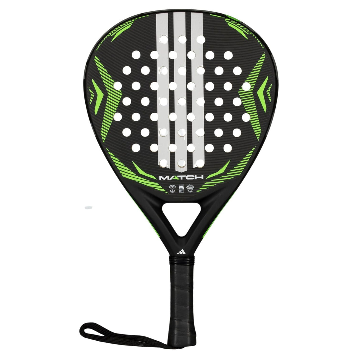Adidas Match 3.5 2026 Black/Green - Padel Racket - au.justpadel.com