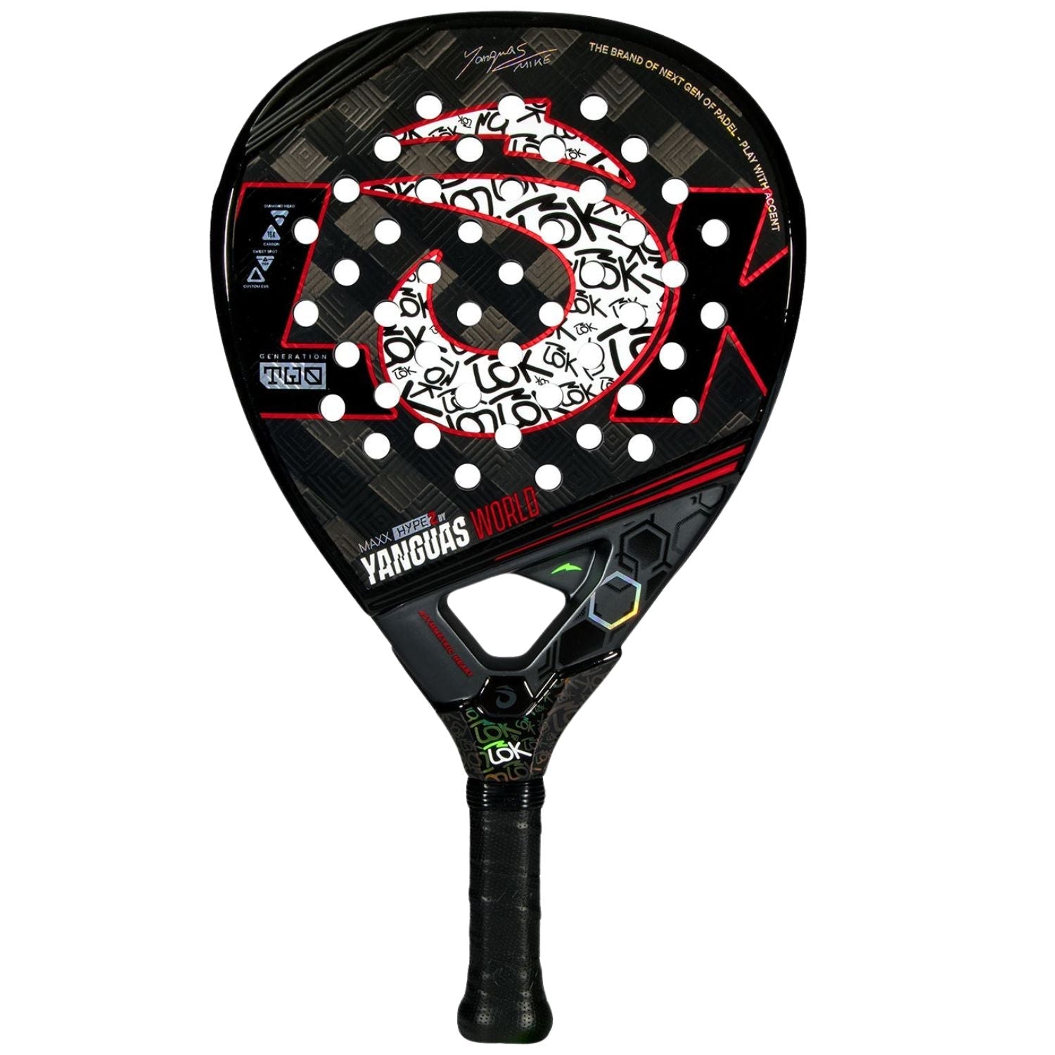 Lok Maxx Hype Yanguas World - Padel Racket - au.justpadel.com
