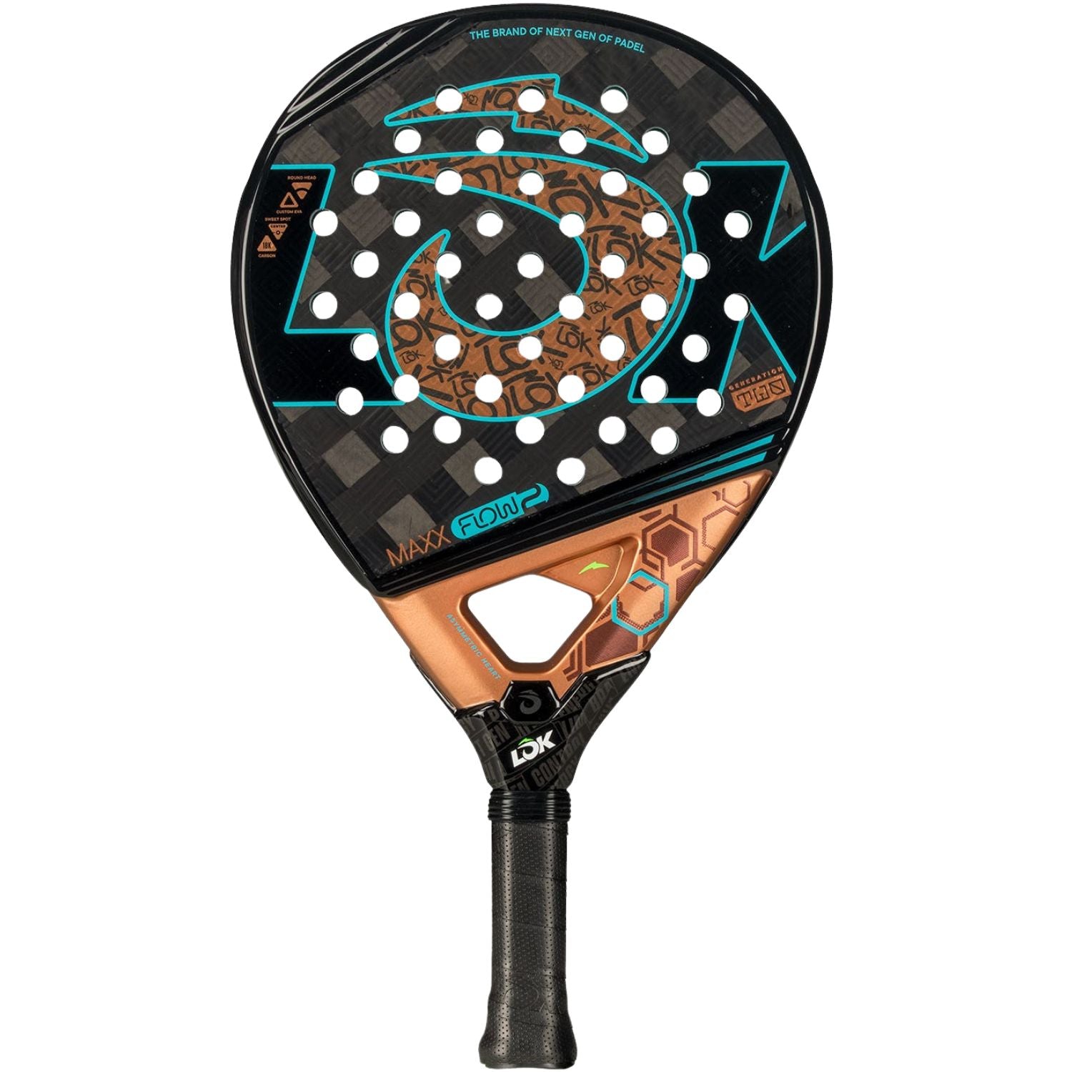 Lok Maxx Flow 2 - Padel Racket - au.justpadel.com