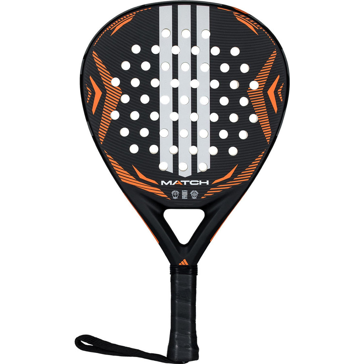 Adidas Match 3.5 2026 Black/Orange - Padel Racket - au.justpadel.com