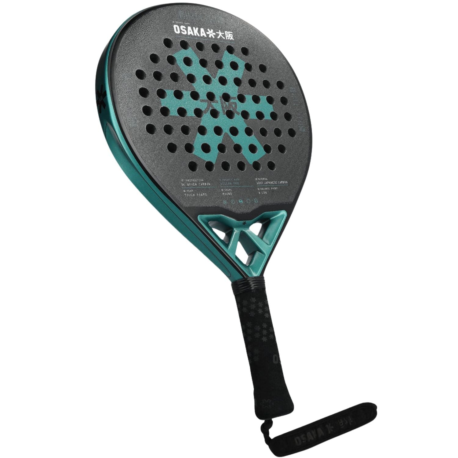 Osaka Vision Pro Control Teal - Padel Racket - au.justpadel.com